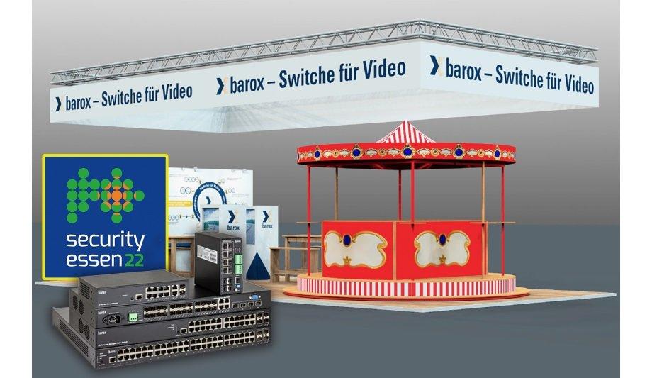 barox Kommunikation to showcase their managed and unmanaged Ethernet switch range at Security Essen 2022