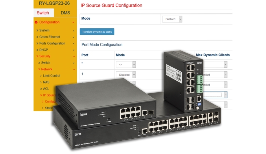 barox unveils ‘Smart Sticky’ MAC & IP address Enterprise-class network security