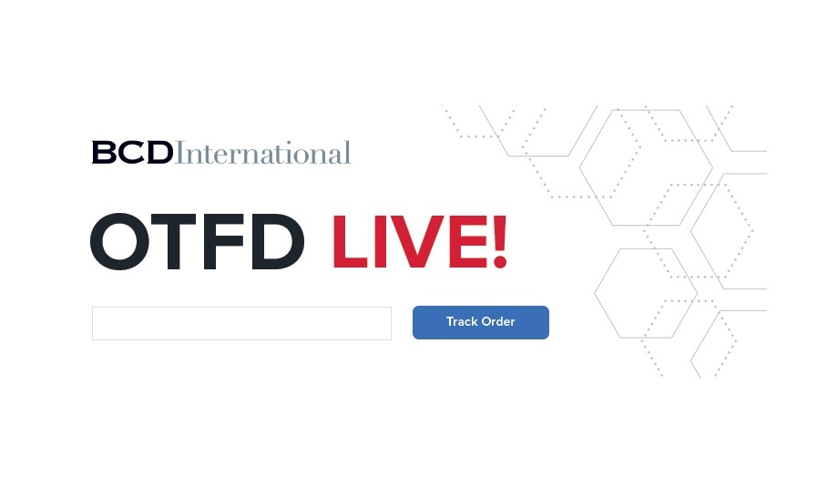 BCD International announces the launch of their new online order status tracking tool, OTFD Live