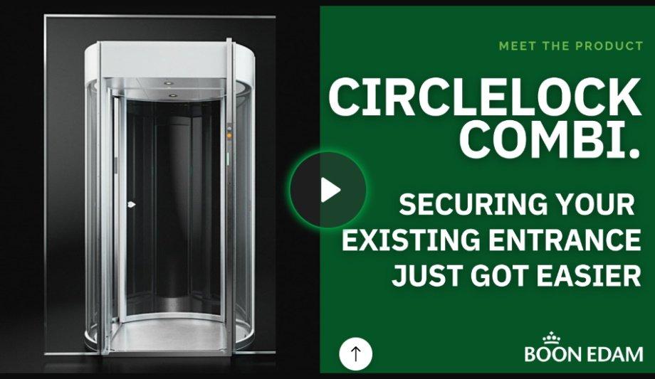 Boon Edam launches new high security connection portal - Circlelock Combi