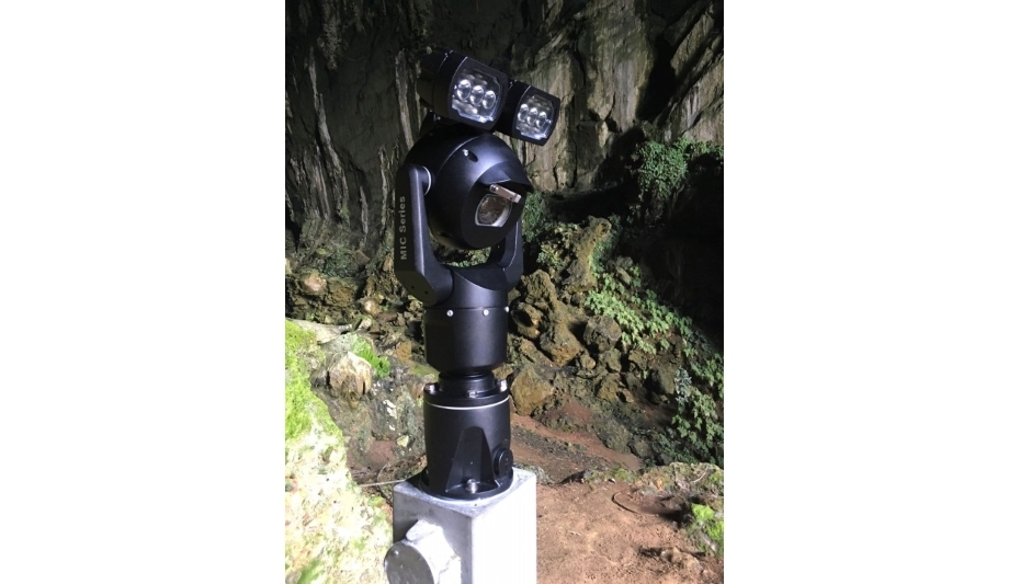 Bosch MIC cameras installed at Gunung Mulu national park to remotely watch bat activities inside the caves