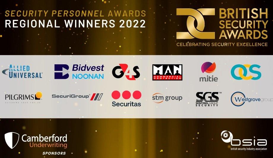 British Security Industry Association recognises security officers for keeping people and property safe