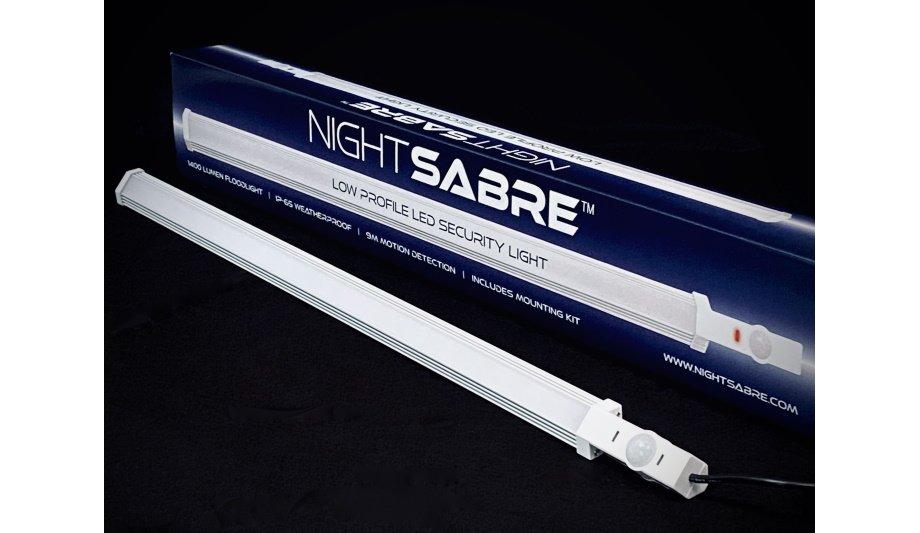 Capital Garage Doors and Device Smart introduce the Night Sabre low-profile LED security light to the UK market