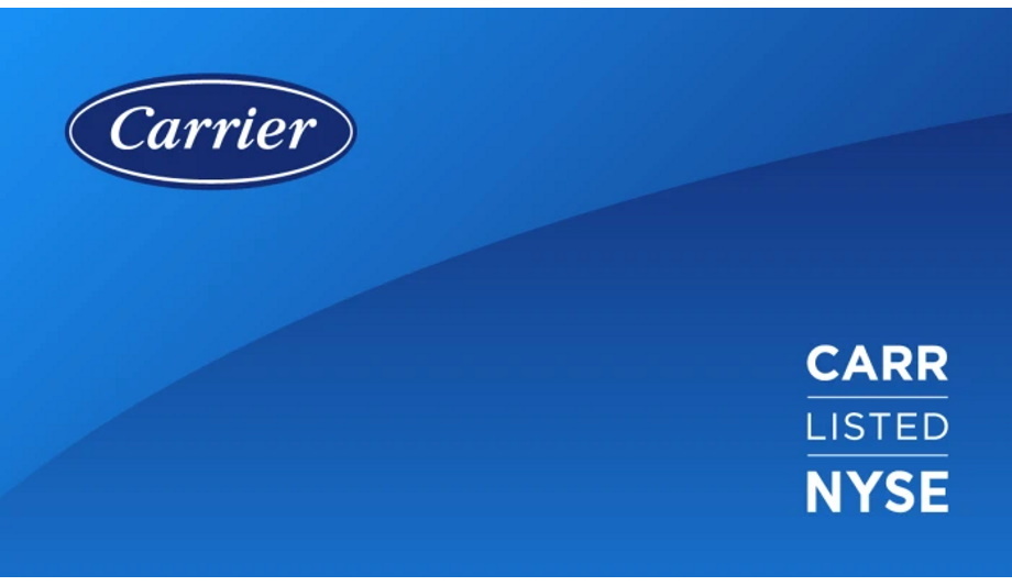 Carrier becomes an independent company and starts trading on the New York Stock Exchange