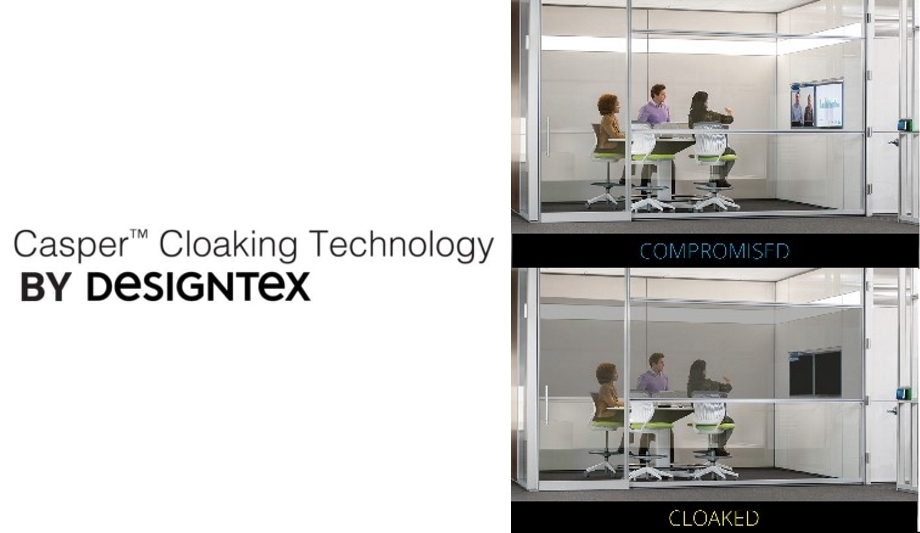 Protective Film Solutions offer Designtex’s Casper Cloaking Technology to prevent data leaks in offices