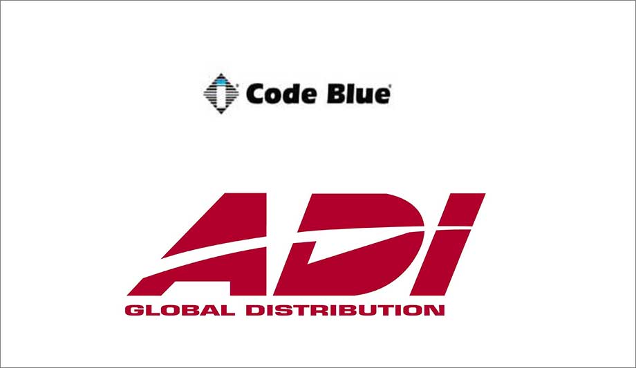 Code Blue Corporation partners with ADI Global for product distribution in the United States, Canada and Puerto Rico