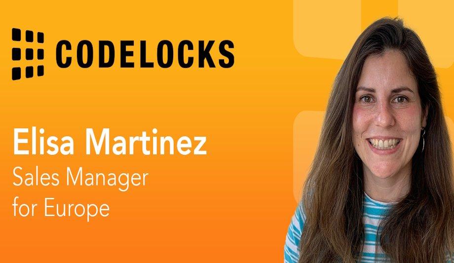 Codelocks appoints Elisa Burgos Martínez as EMEA Sales Manager