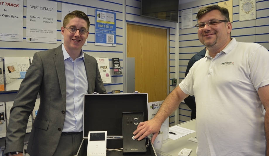 Door Entry Direct, Comelit’s Gold Partner checks record attendance and sales at installer open day