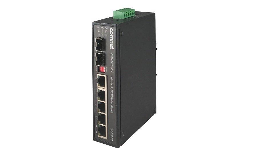 ComNet product line adds a new cost-effective Hardened Gbps PoE switch with added features