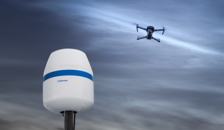 Dedrone launches radio frequency sensor RF-160 with increased detection range
