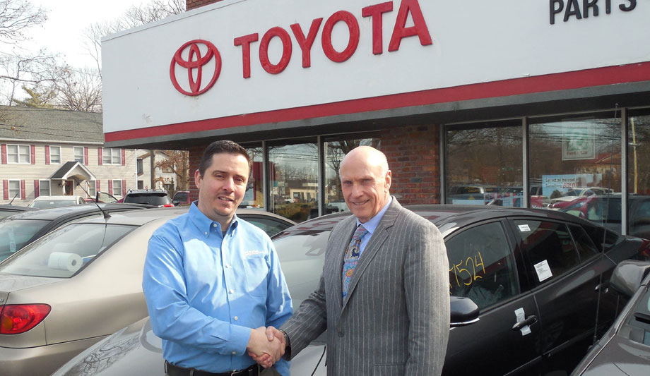 Digital Provisions' outdoor burglar alarm system secures auto dealership Smithtown Toyota