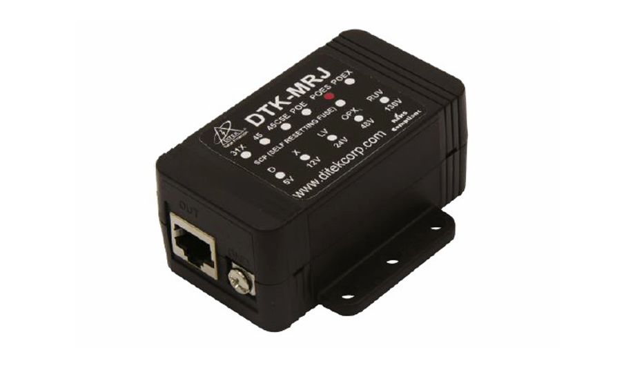 DITEK launches DTK-MRJEXTS state-of-the-art protection for PoE Extender devices