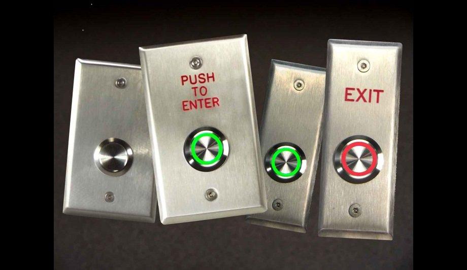 Dortronics displays wide assortment of custom and off the shelf door push buttons and pull stations at ISC West 2022