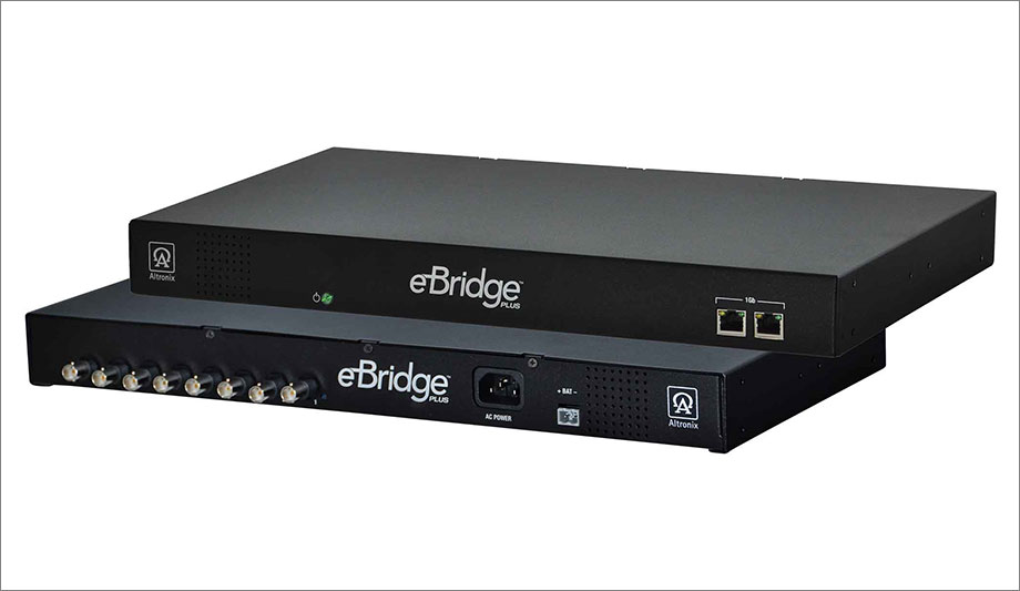 Altronix showcases eBridge800E EoC Receiver with integral PoE switch at ISC West 2017