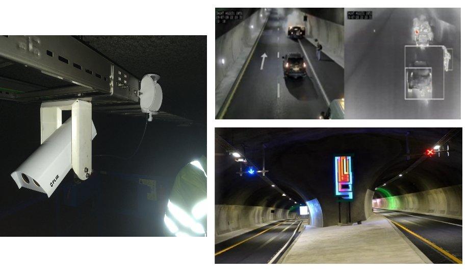 FLIR's dual-vision cameras for automatic incident detection keep Norwegian tunnels safe