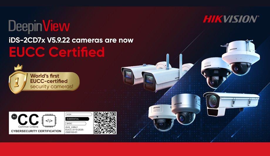 Hikvision DeepinView: First EUCC certified camera