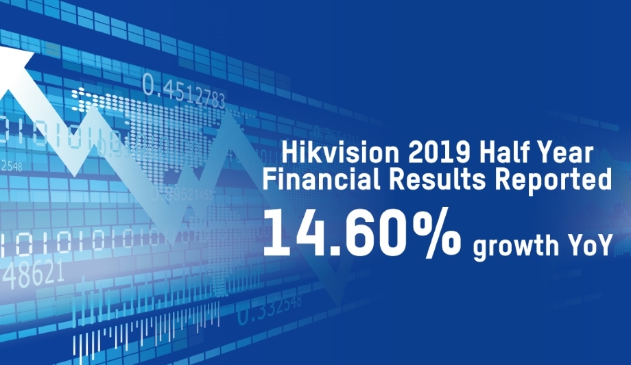 Hikvision releases its year-over-year (YoY) growth report for the first half of 2019