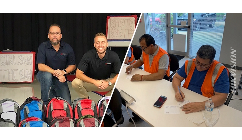 Hikvision collaborates with Mission 500 to donate backpacks with school supplies to Florida students