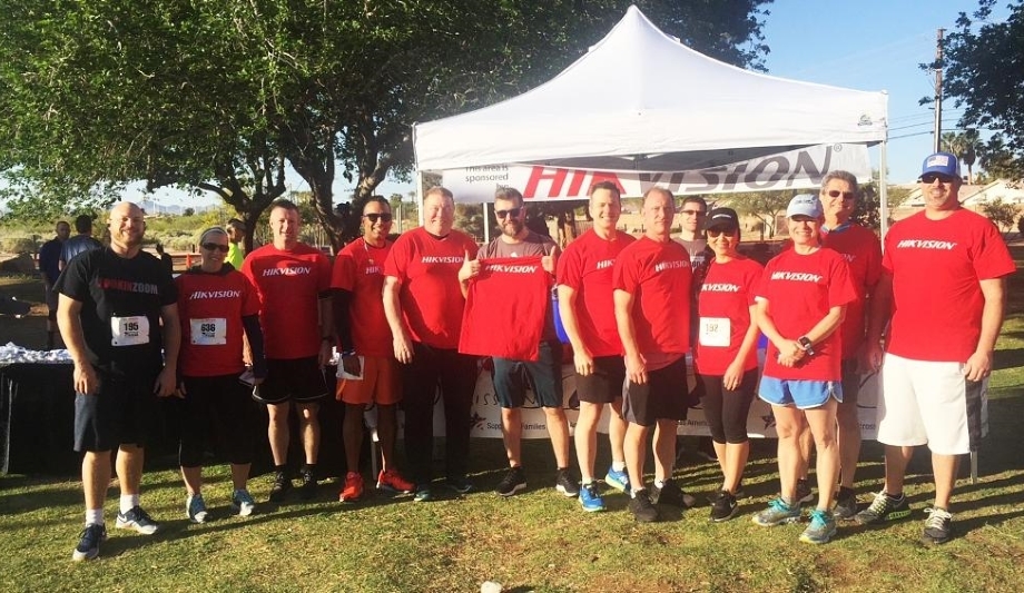 Hikvision team raises more than $2,400 for Mission 500 at ISC West 2018