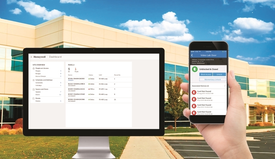 HONEYWELL augments NETAXS-123 web-based access control system