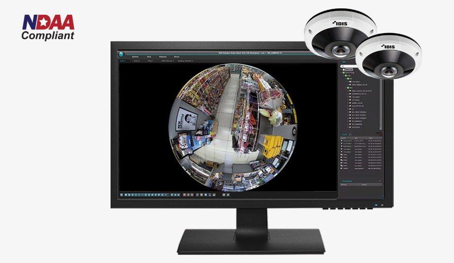 IDIS announces the company’s popular 12 MP IR Super Fisheye camera is now NDAA compliant