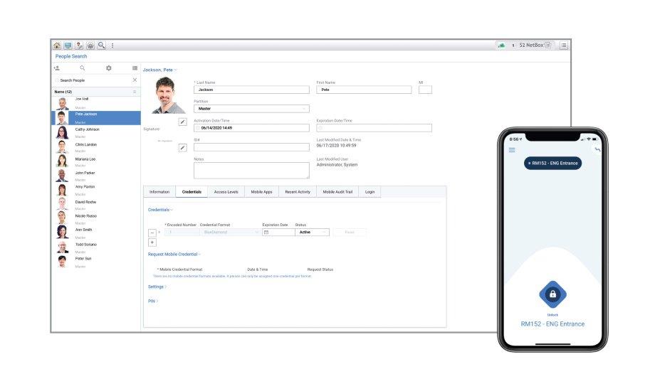 LenelS2 announces NetBox Version 5.3 access control software with support for BlueDiamond touchless access