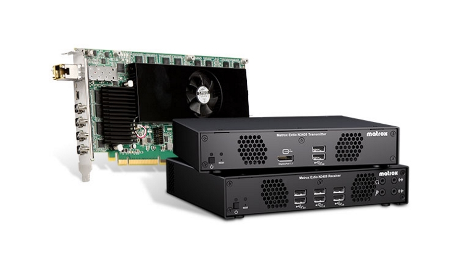Matrox Graphics launches Extio 3 Series IP KVM extenders at InfoComm 2018