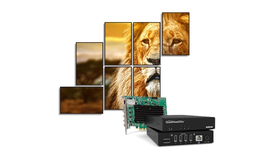 Matrox unveils QuadHead2Go multi-monitor controllers for dynamic, next-generation video walls