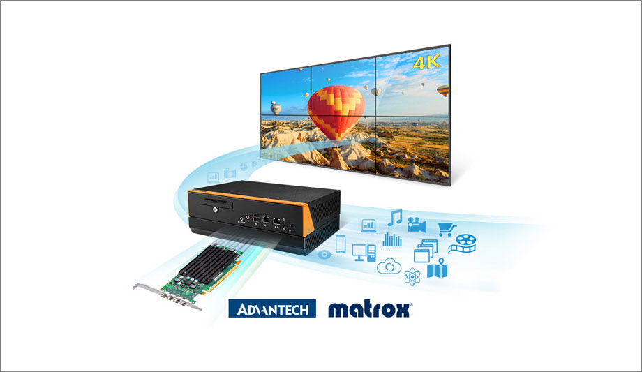 Advantech and Matrox expand relationship for video wall and multi-display solutions