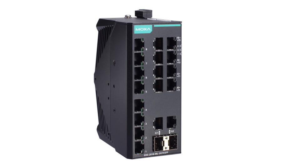 Moxa Industrial Ethernet switches deliver time and cost savings by facilitating efficient network deployment