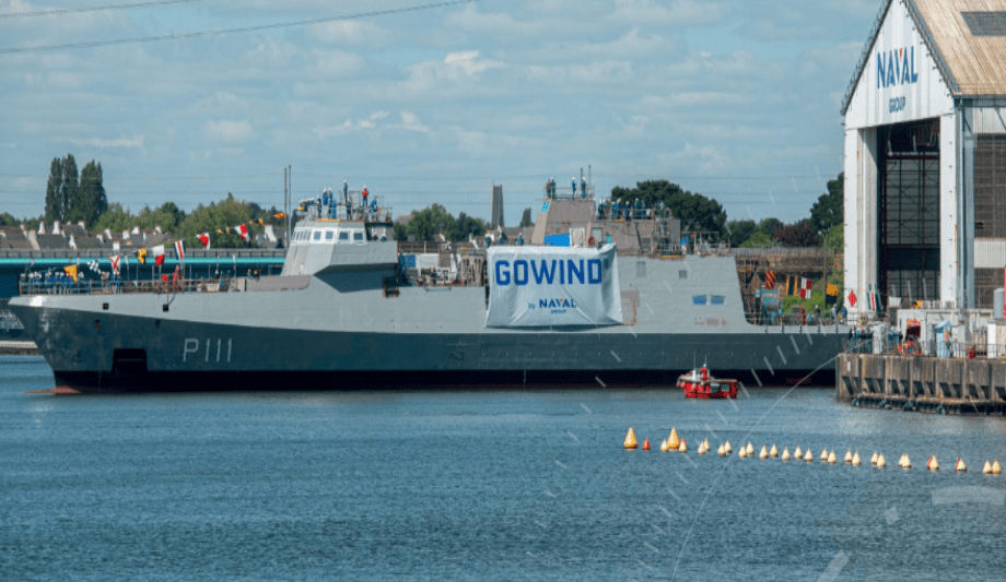 Naval Group launches the second Gowind® corvette for the United Arab Emirates Navy