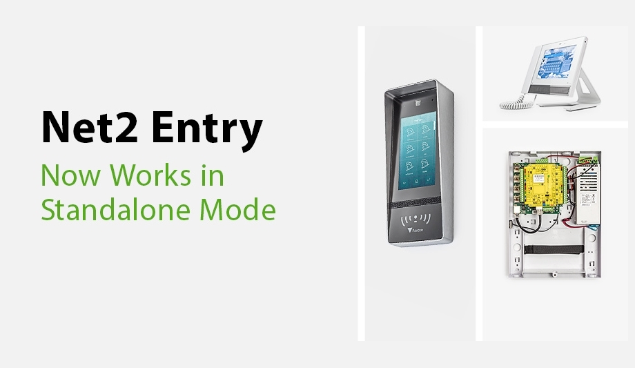 Paxton’s Net2 Entry video intercom system works standalone to provide simple user management system