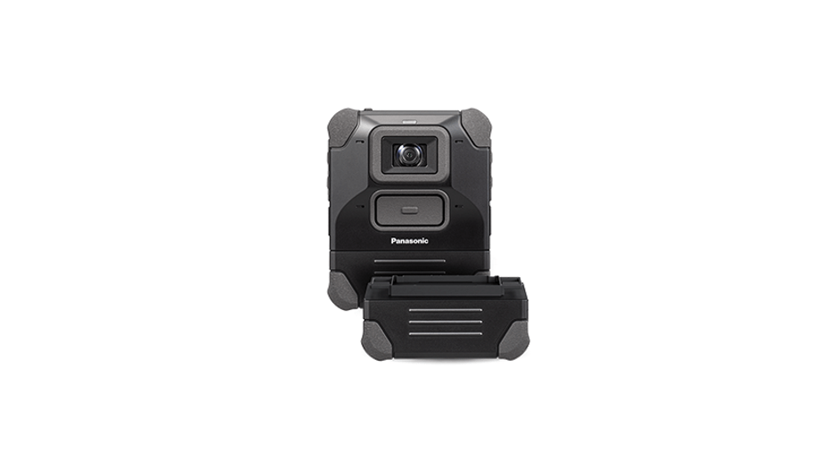 Panasonic i-PRO body-worn camera ensures extended operations with 12-hour field-swappable battery