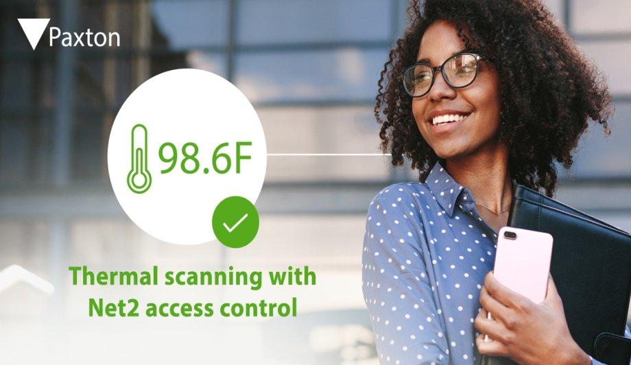 Paxton’s Net2 access control system integrates additional thermal scanners