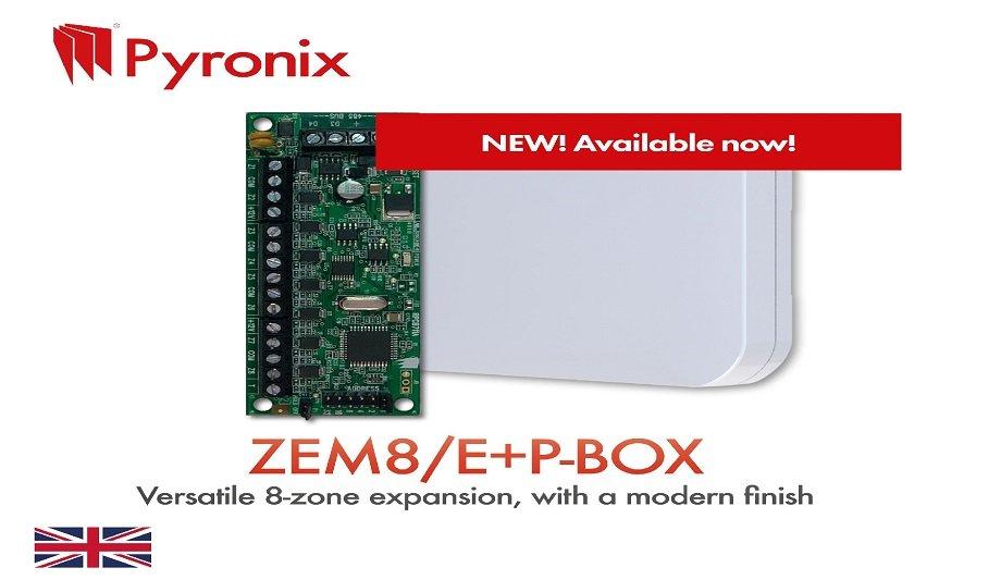 Pyronix launches ZEM8/E+P-BOX, versatile 8-zone expansion