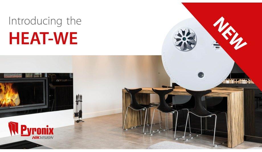 Pyronix announces the launch of HEAT-WE thermistor-based heat detectors to its life safety range