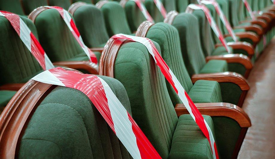 How have trade show cancellations impacted the security market?