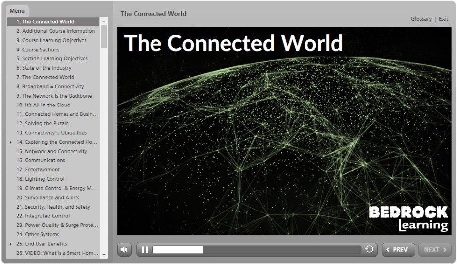 SecurityCEU.com offers Smart Home and Audio/Visual content courses in partnership with Bedrock Learning