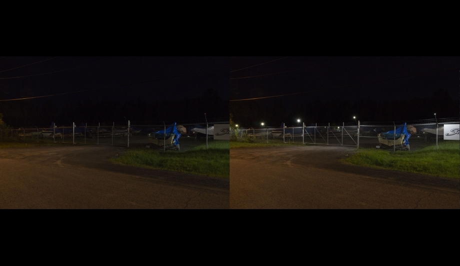 Senstar LM100 hybrid perimeter intrusion detection and lighting system prevents theft at AIM Marine