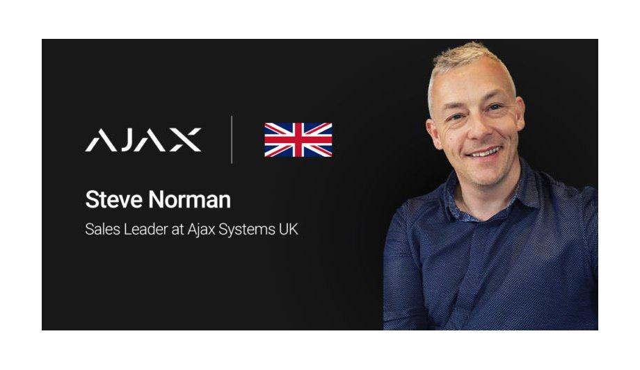 Ajax Systems appoints Steve Norman as the Sales Leader to expand presence in UK market