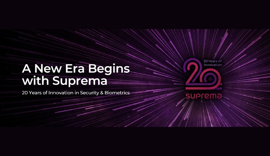 Suprema marks 20th anniversary celebrations by releasing new emblem