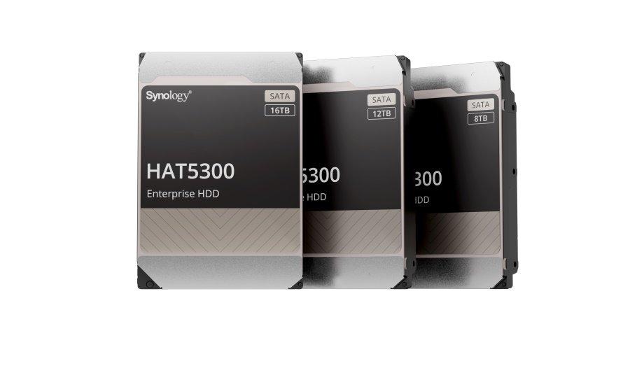Synology announces the launch of HAT5300 which is built for demanding workloads and high capacity arrays