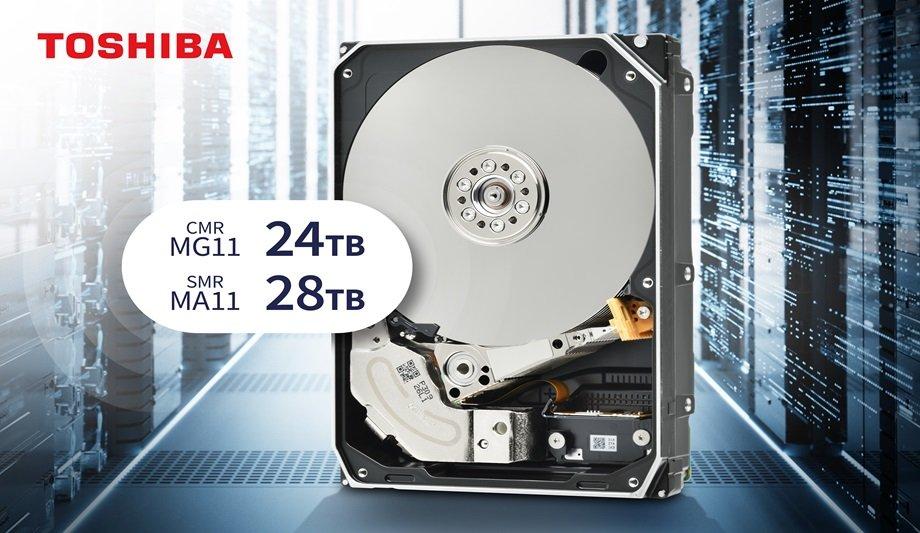 Toshiba unveils Mx11 enterprise HDDs with up to 28TB storage