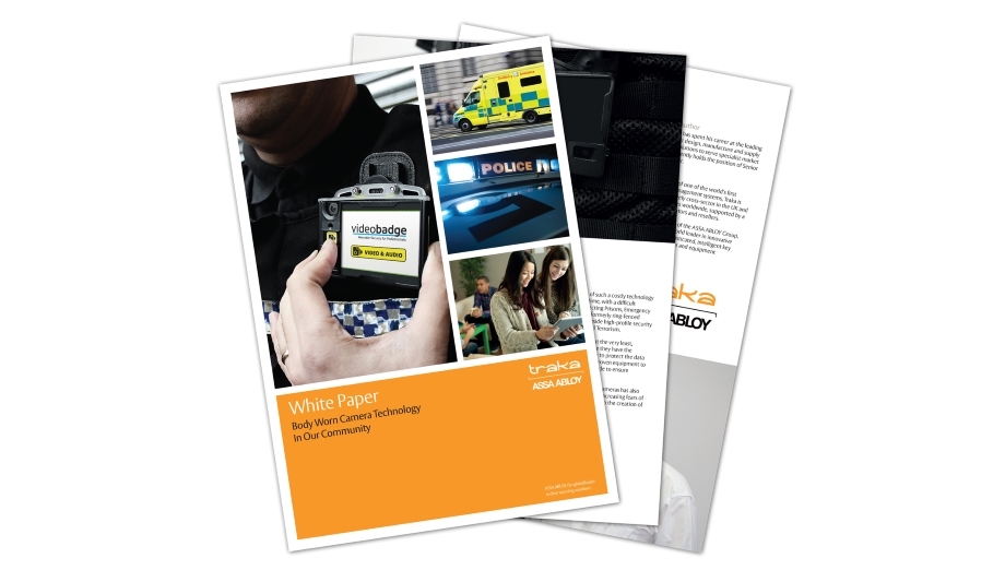 Traka’s whitepaper focuses on body worn camera technology for video surveillance