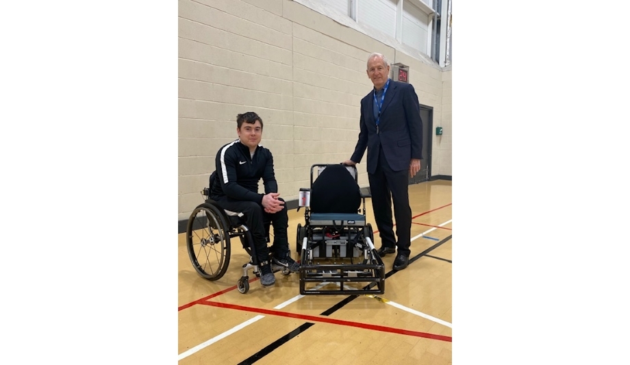 Videx encourages power chair football with donations to Newcastle Power Chair Football Club