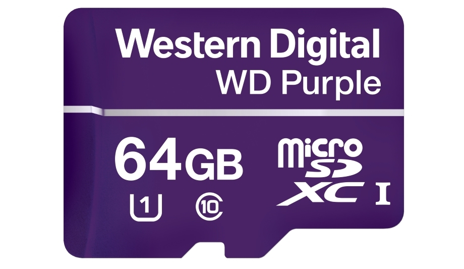 Western Digital Purple launches microSDAs designed for 4K Ultra HD video surveillance cameras and edge systems