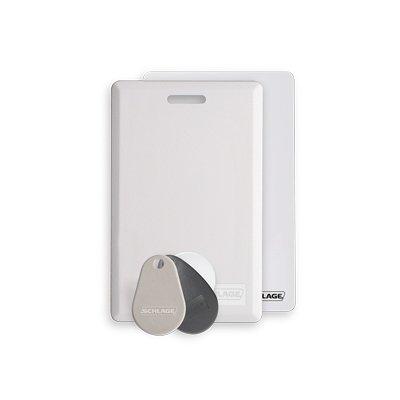 Schlage (Allegion) 7510 125 kHz proximity credentials - ISO glossy white