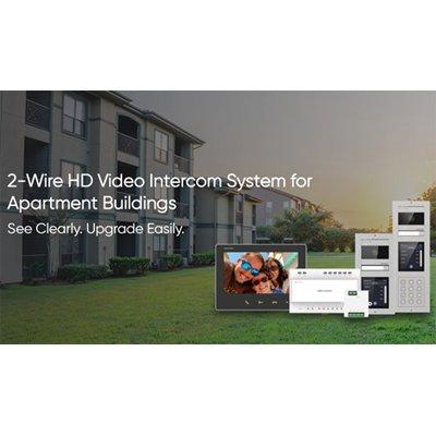 Hikvision launches an innovative 2-wire HD intercom solution for seamless communications in apartment buildings