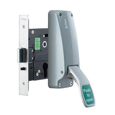 Briton 389M.N emergency exit device with mortice nightlatch