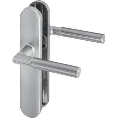 ASSA ABLOY 492LH8---11---7 Fitting without code, satin long escutcheon, without perforation, version B